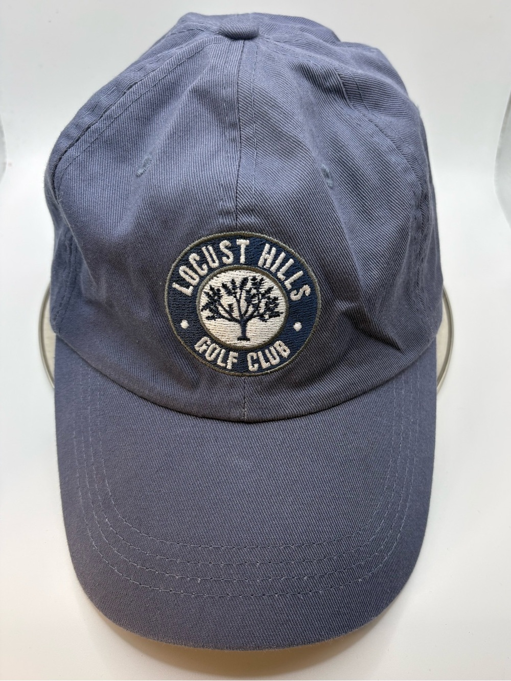 Locust Hills Golf Club Hat Strapback Blue Dad Cap Paramount Adjustable